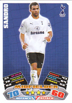 Sandro Tottenham Hotspur 2011/12 Topps Match Attax #300